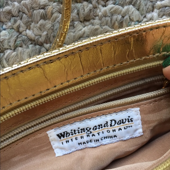 VTG Whiting & Davis Bag Gold Mesh - Picture 4 of 6